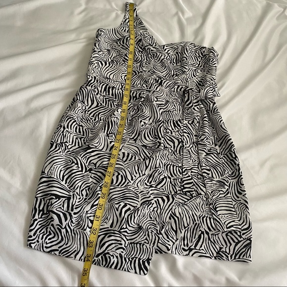 Club Monaco Zebra Print Wrap Dress - Picture 4 of 9